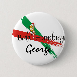 Badge Rond 5 Cm Noël Bah ! Fumiste !