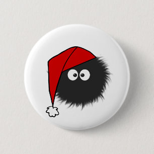 Badge Rond 5 Cm Noël brillé d'insecte