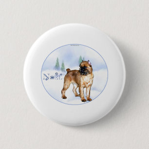 Badge Rond 5 Cm Noel de Brussels