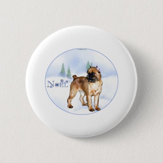 Badge Rond 5 Cm Noel de Brussels (Devant)