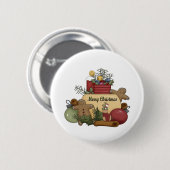 Badge Rond 5 Cm Noël de Gingerman (Devant & derrière)