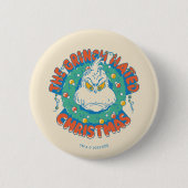 Badge Rond 5 Cm Noël de Grinch haï (Devant)