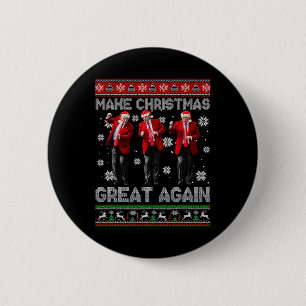 Badge Rond 5 Cm Noël Donald Trump Président 2024 Dancing Funn