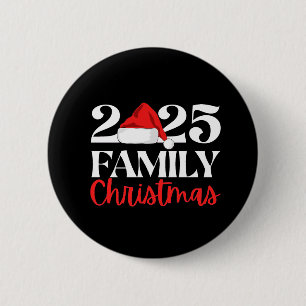 Badge Rond 5 Cm Noël en famille 2025