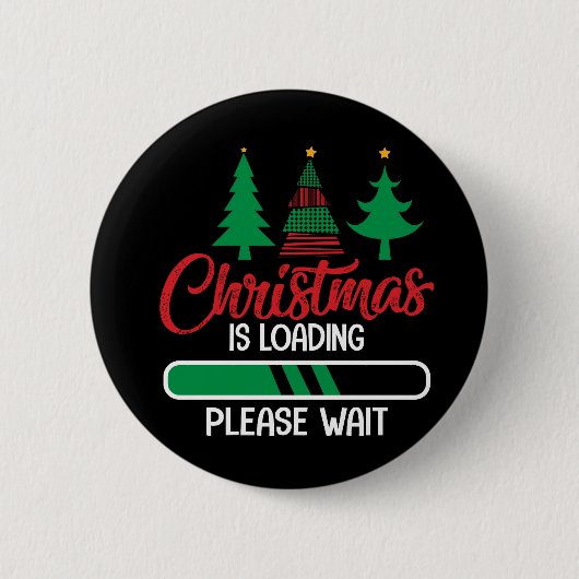 Badge Rond 5 Cm noël est en cours de chargement veuillez patienter (Devant)