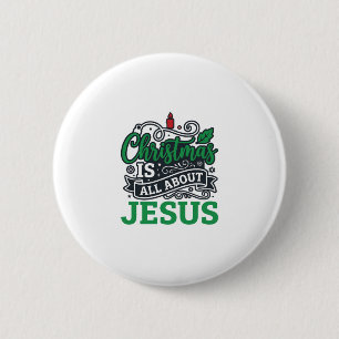 Badge Rond 5 Cm Noël est tout au sujet de la conception de Jésus