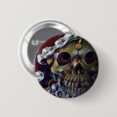 Badge Rond 5 Cm Noël mort (Devant & derrière)