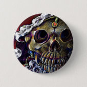 Badge Rond 5 Cm Noël mort (Devant)