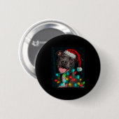 Badge Rond 5 Cm Noël Tbull Activé (Devant & derrière)