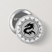 Badge Rond 5 Cm Noeud 4 de dragon (Devant & derrière)