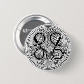 Badge Rond 5 Cm Noeud celtique (Devant & derrière)