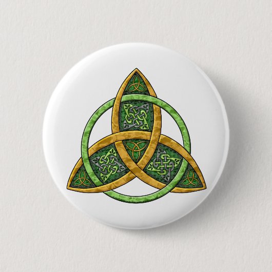 Badge Rond 5 Cm Noeud celtique de trinité (Devant)