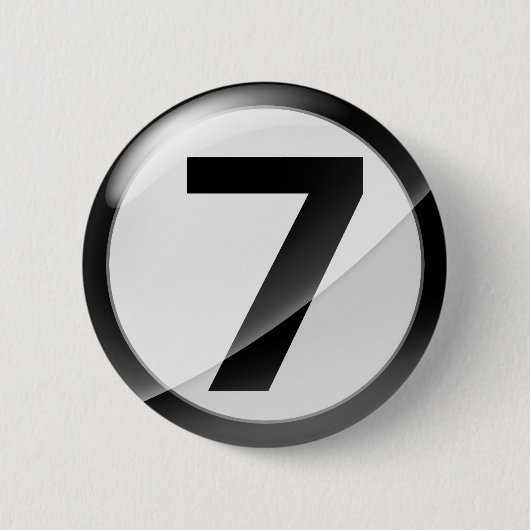 Badge Rond 5 Cm noir 7 (Devant)