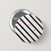 Badge Rond 5 Cm Noir, blanc et rouge (Devant & derrière)