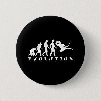 Badge Rond 5 Cm noir de Ninja d'évolution