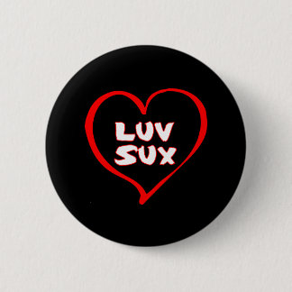 Badge Rond 5 Cm Noir de sux de Luv