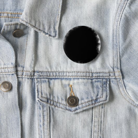 Badge Rond 5 Cm noir de tabagisme (En situation)