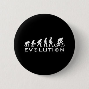Badge Rond 5 Cm Noir de vélo d'évolution