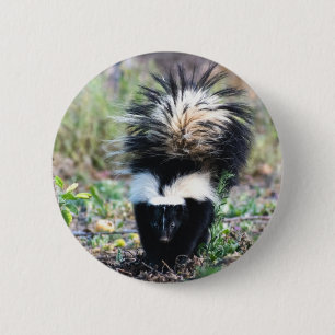 Badge Rond 5 Cm Noir et blanc