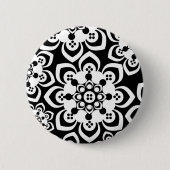 Badge Rond 5 Cm noir et blanc (Devant)