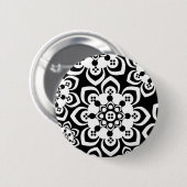 Badge Rond 5 Cm noir et blanc (Devant & derrière)
