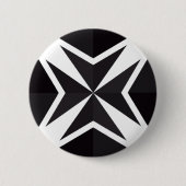 Badge Rond 5 Cm Noir gris foncé (Devant)