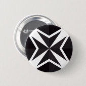 Badge Rond 5 Cm Noir gris foncé (Devant & derrière)
