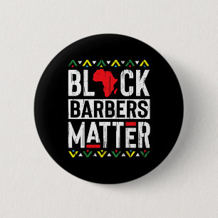 Badge Rond 5 Cm Noir Mois Barbers Problème Histoire Femmes africai