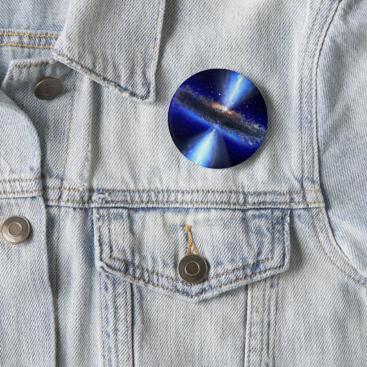 Badge Rond 5 Cm noir-trou-galaxie (En situation)