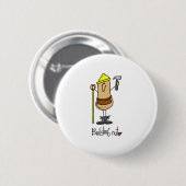Badge Rond 5 Cm Noix de construction (Devant & derrière)