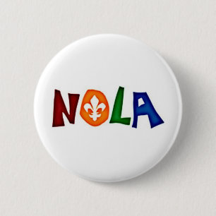 BADGE ROND 5 CM NOLA