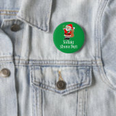 Badge Rond 5 Cm Nollaig Shona Duit Irish Christmas Père Noël (En situation)