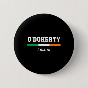 Badge Rond 5 Cm Nom de famille irlandais O'doherty Saint-Patrick I