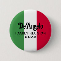 Nom de famille italien Drapeau personnalisé Couleu