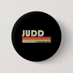 Badge Rond 5 Cm Nom de famille Judd Drôle Rétro Vintage 80s 90s An