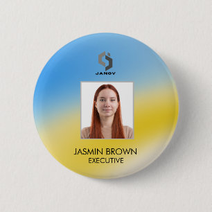 Badge Rond 5 Cm nom de fond magique Personnalisé 