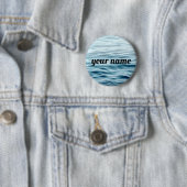 Badge Rond 5 Cm Nom de l'eau de toilette (En situation)