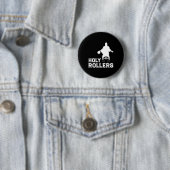 Badge Rond 5 Cm Nom de l'équipe de bowling Rollers Saint (En situation)
