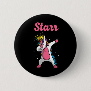Badge Rond 5 Cm Nom de Starr Personnalisé Anniversaire Dabbing Lic