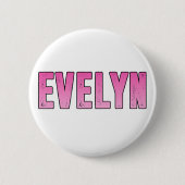 Badge Rond 5 Cm Nom d'Evelyn (Devant)