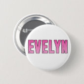 Badge Rond 5 Cm Nom d'Evelyn (Devant & derrière)