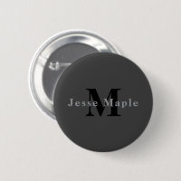 Nom et monogramme | Dark Gray