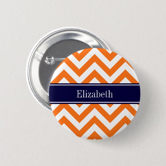 Badge Rond 5 Cm Nom Monogram (Devant & derrière)