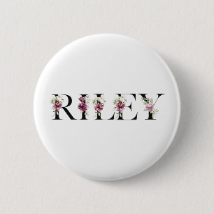 Badge Rond 5 Cm Nom Riley