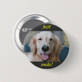 Badge Rond 5 Cm Nommez votre bouton (Devant & derrière)