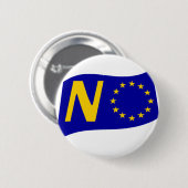 Badge Rond 5 Cm Non à l'Union européenne (Devant & derrière)