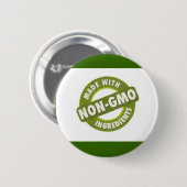 Badge Rond 5 Cm Non GMO (Devant & derrière)