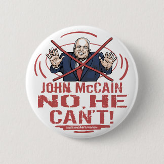 Badge Rond 5 Cm Non, il ne peut pas