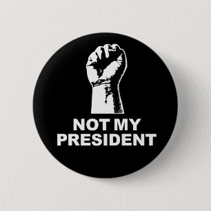 Badge Rond 5 Cm Non mon président