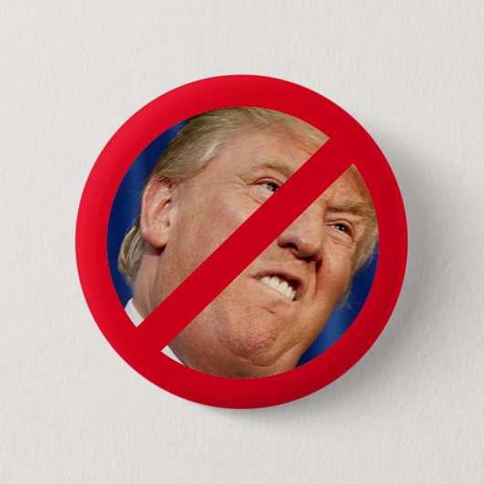 Badge Rond 5 Cm Non mon président (Devant)